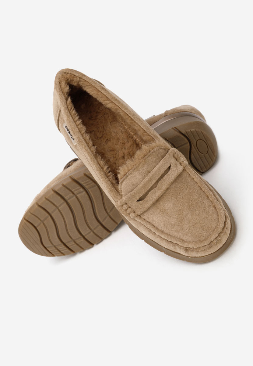 Mocassini donna platform Hazelia cachi