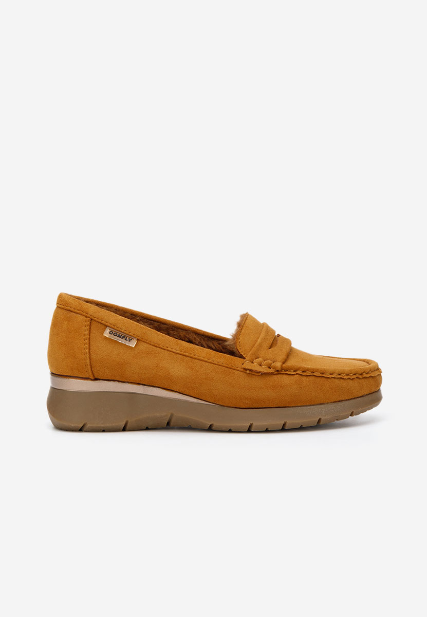 Mocassini donna platform Hazelia camel