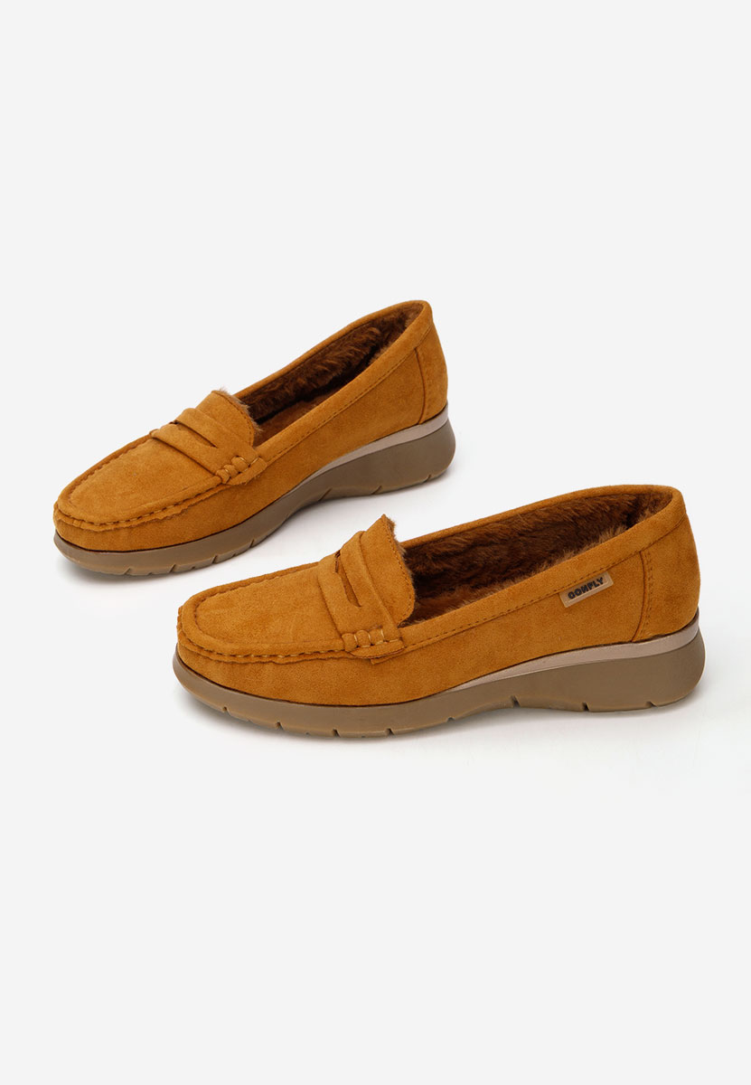 Mocassini donna platform Hazelia camel