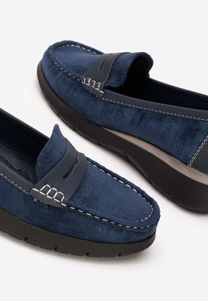 Mocassini da donna Martinea blu