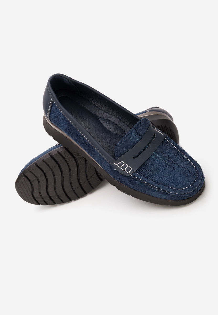 Mocassini da donna Martinea blu