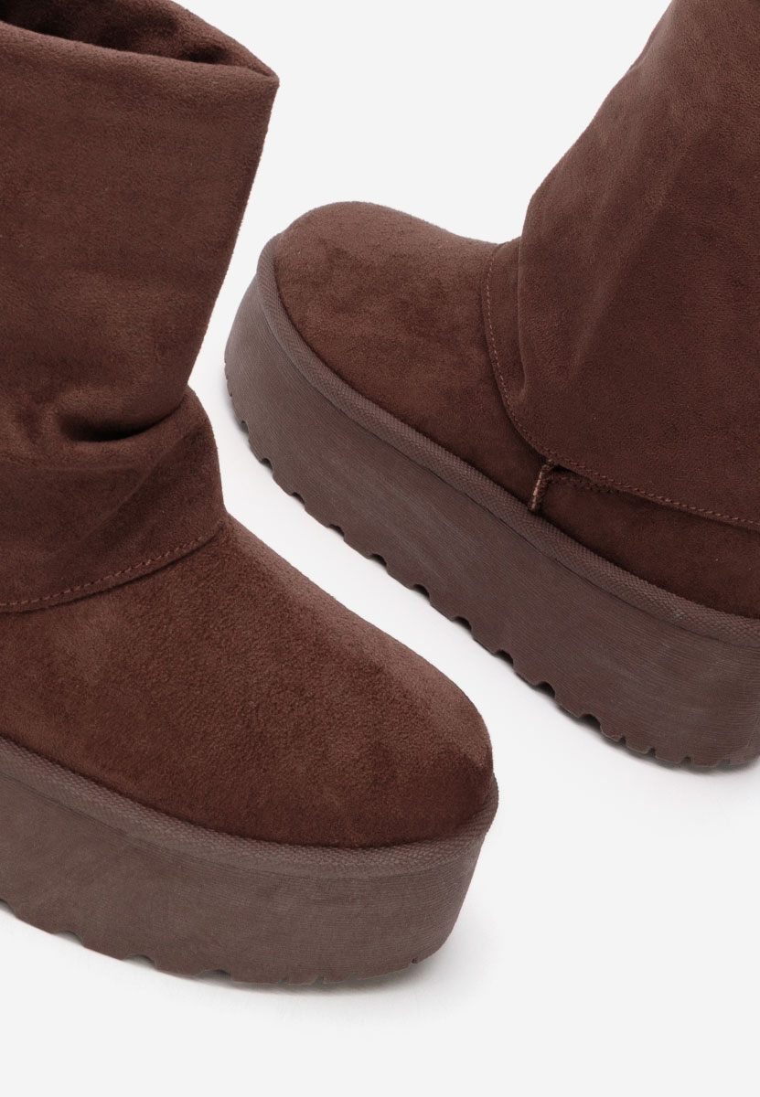 Stivali con piattaforma Janesia marrone