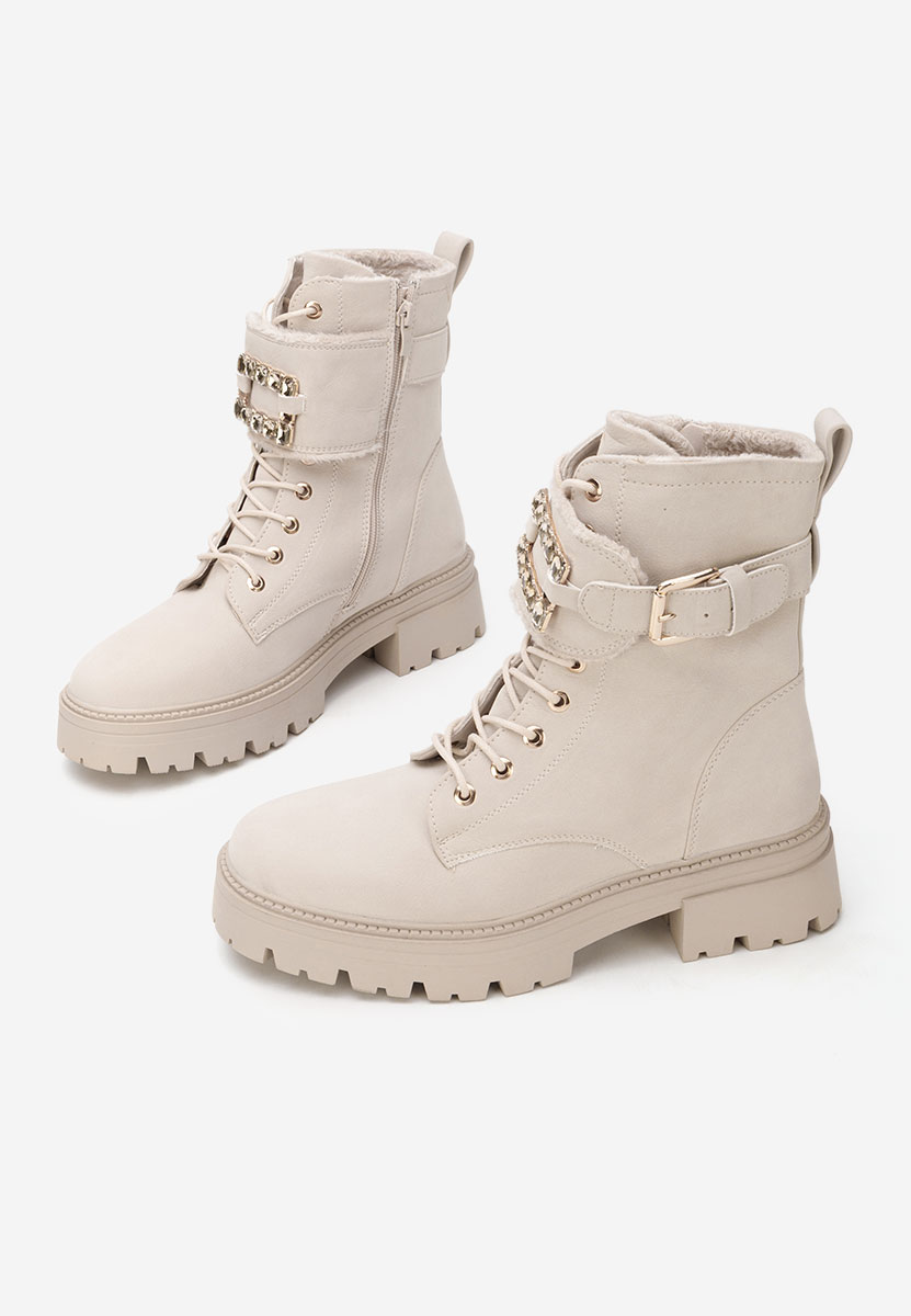 Anfibi donna Acasia beige