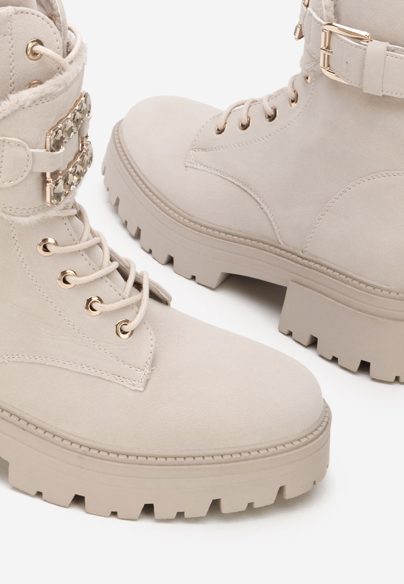 Anfibi donna Acasia beige