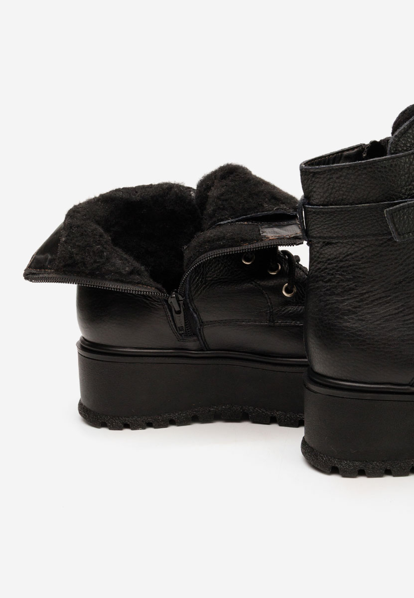 Stivaletti con plateau Astrid V5 nero