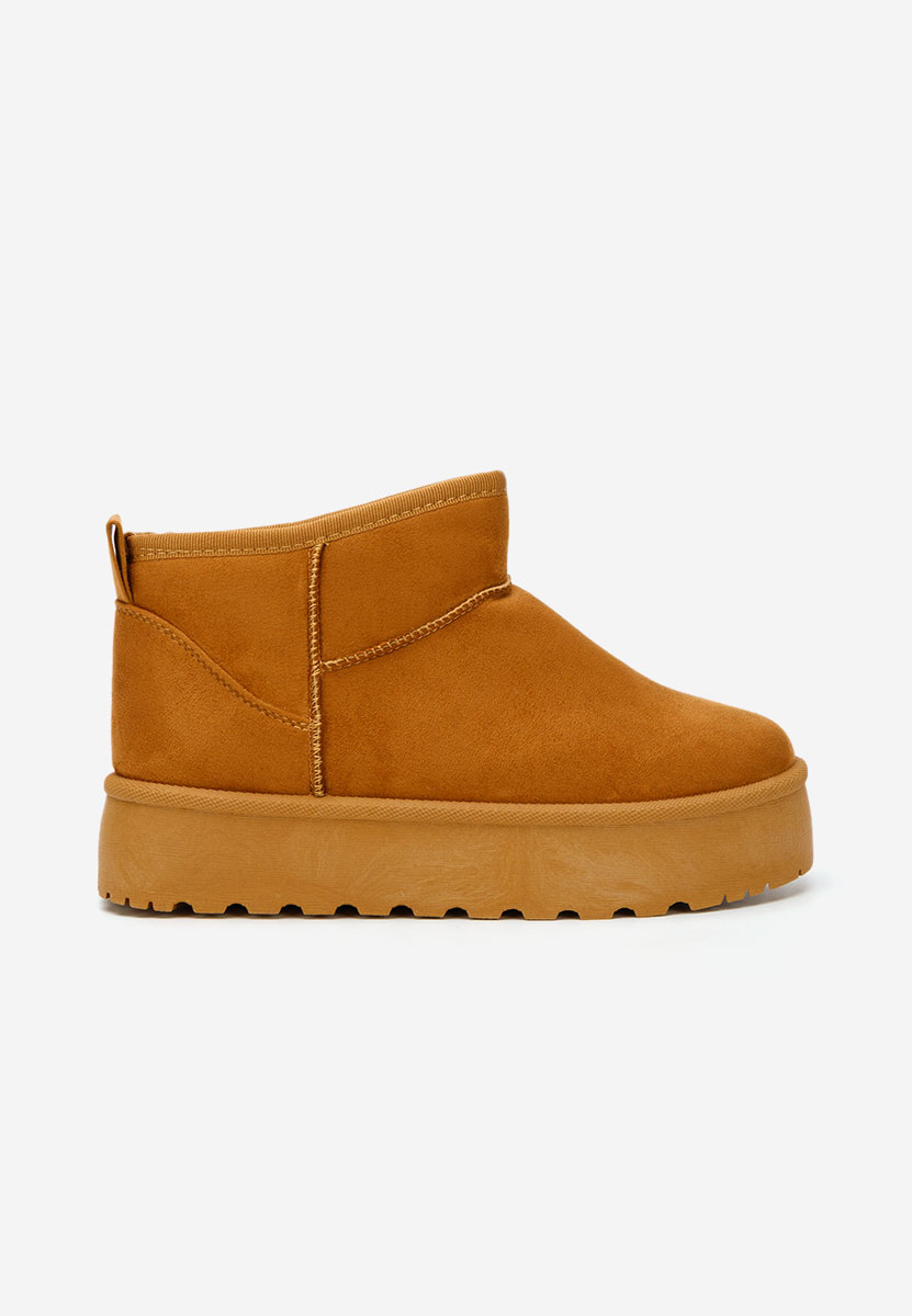 Stivali con piattaforma Zenaria camel