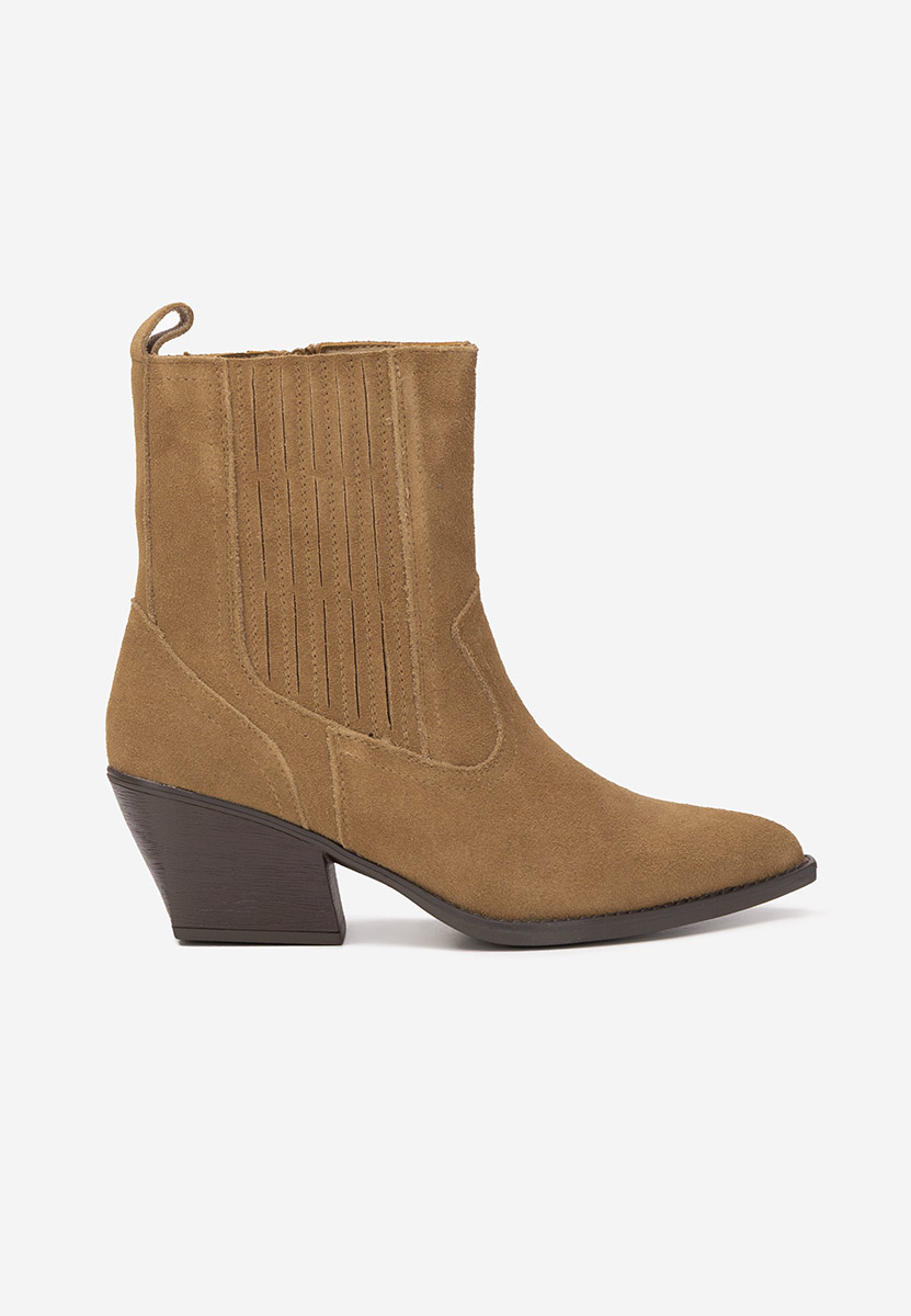 Stivaletti texani donna Camela cachi Stivaletti texani donna Camela cachi