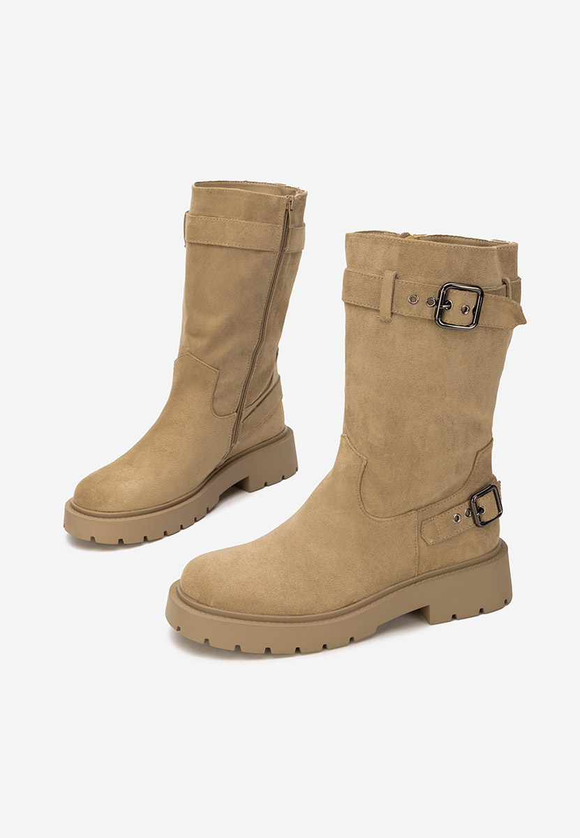 Stivali da donna Genova cachi