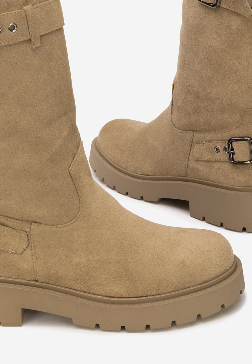 Stivali da donna Genova cachi