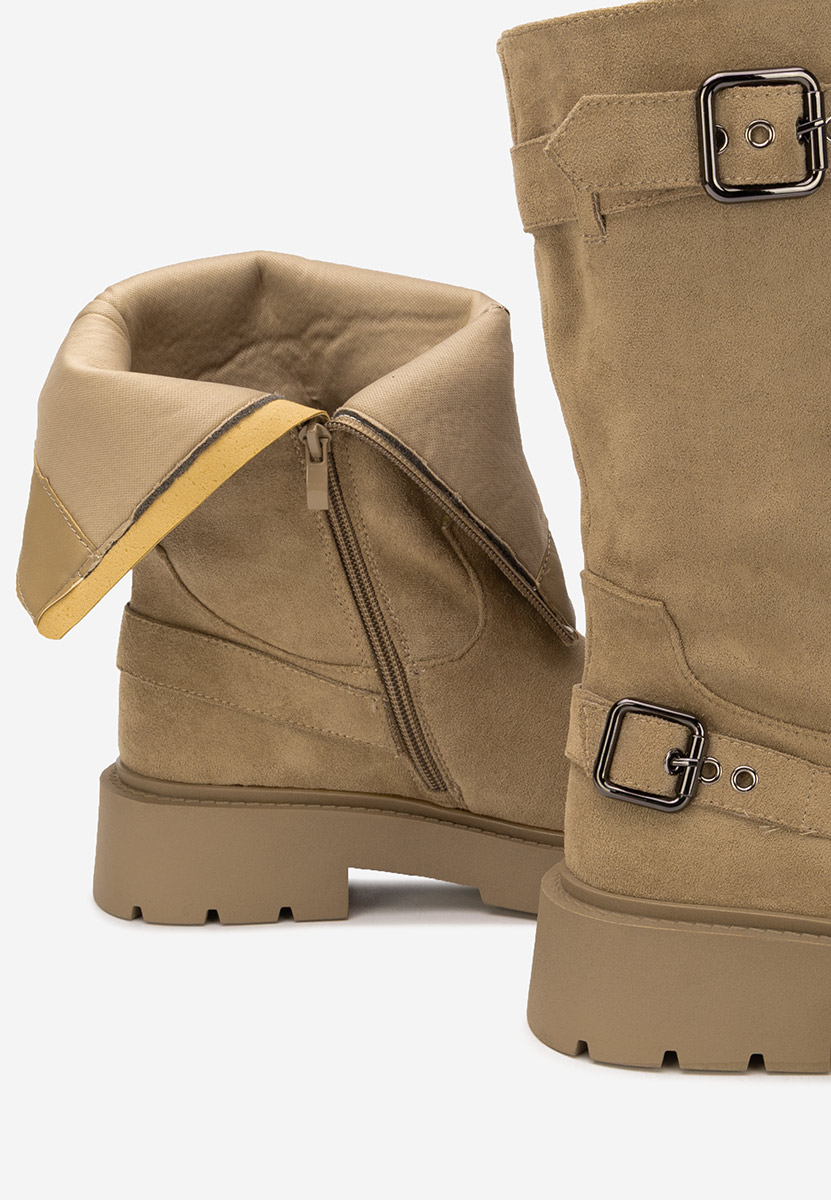 Stivali da donna Genova cachi