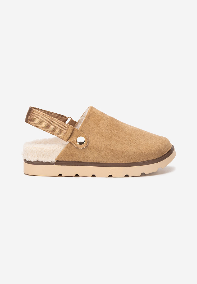 Zoccoli con zeppa Tamra cachi