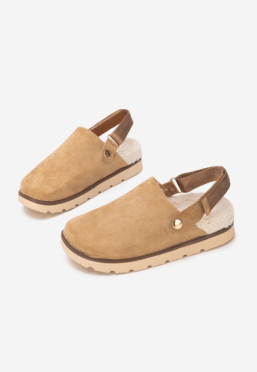 Zoccoli con zeppa Tamra cachi