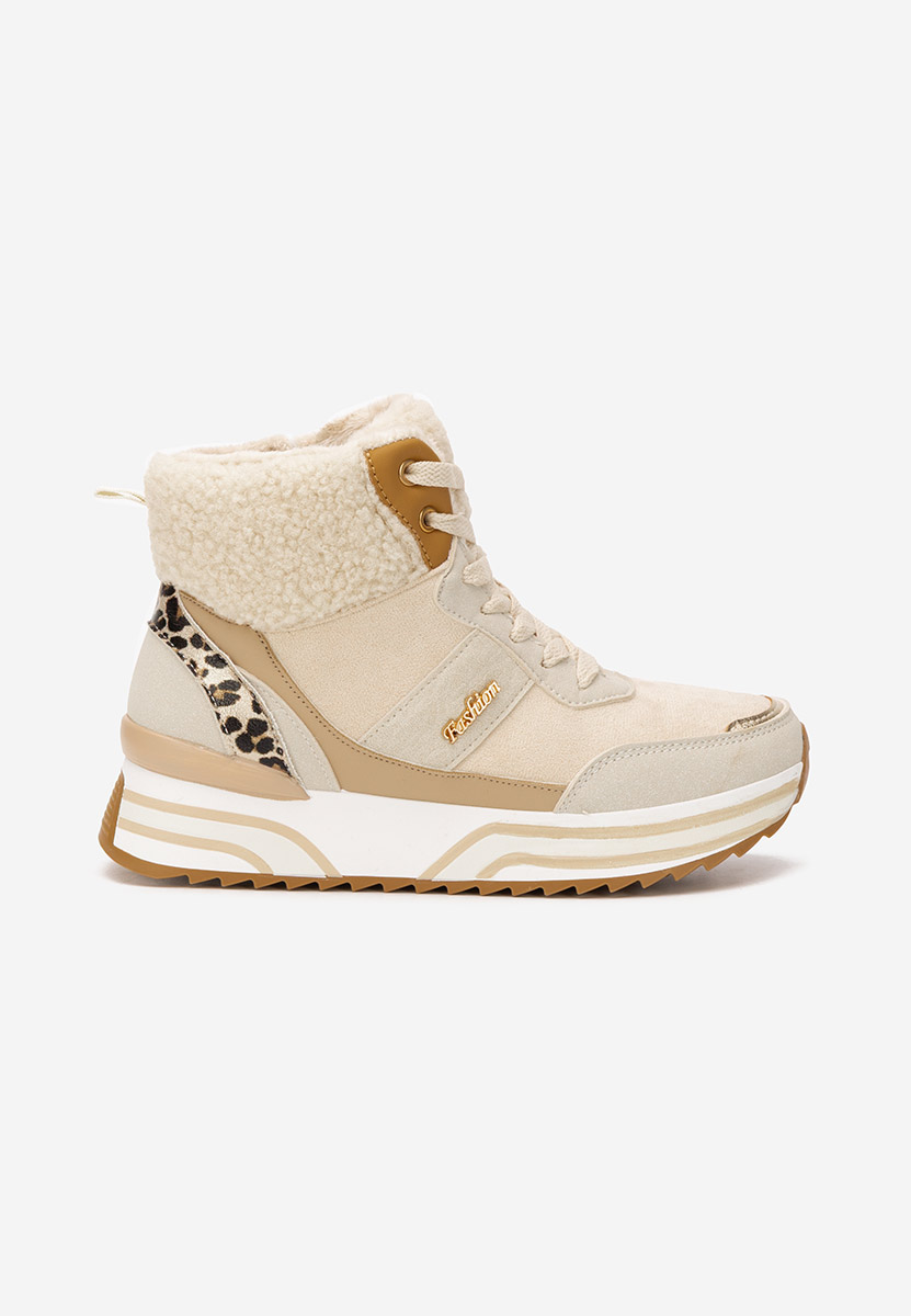 Sneakers donna alte Deizi beige