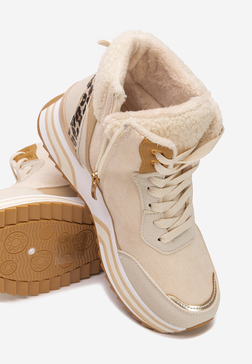 Sneakers donna alte Deizi beige
