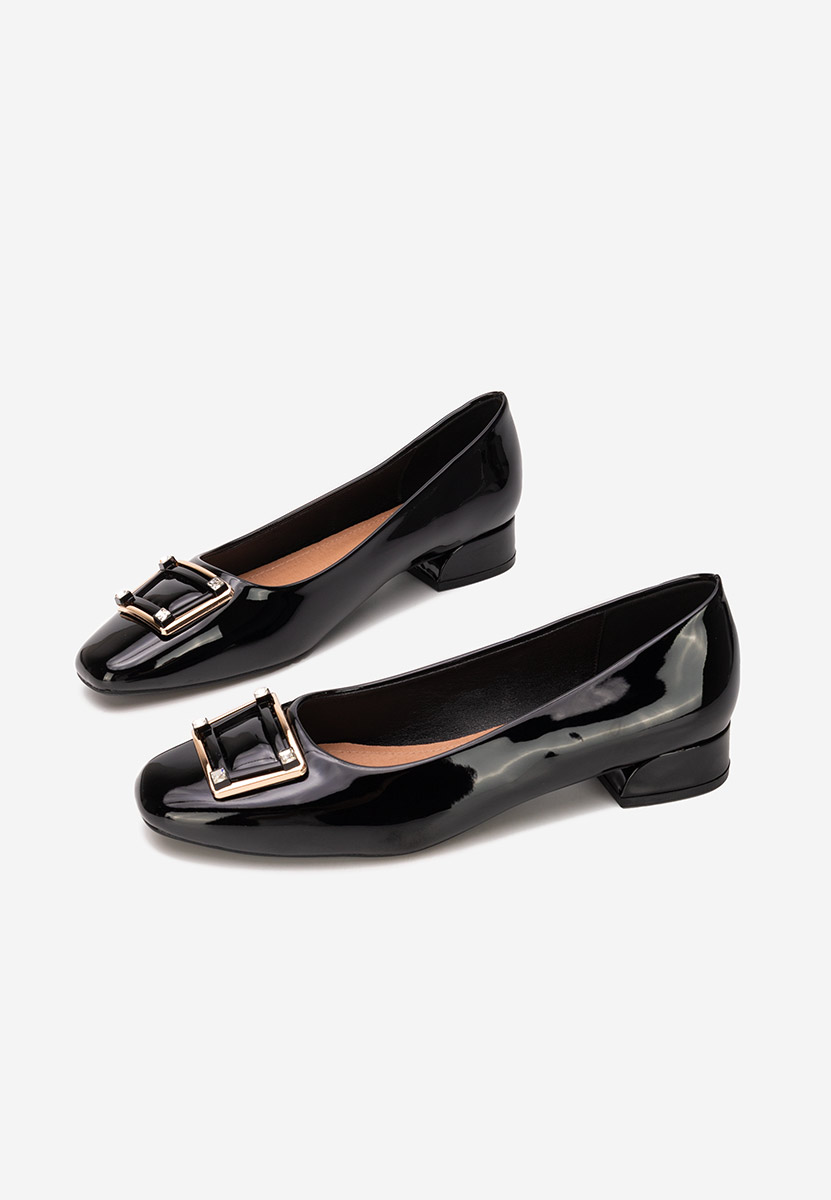 Décolleté tacco basso Huana nero