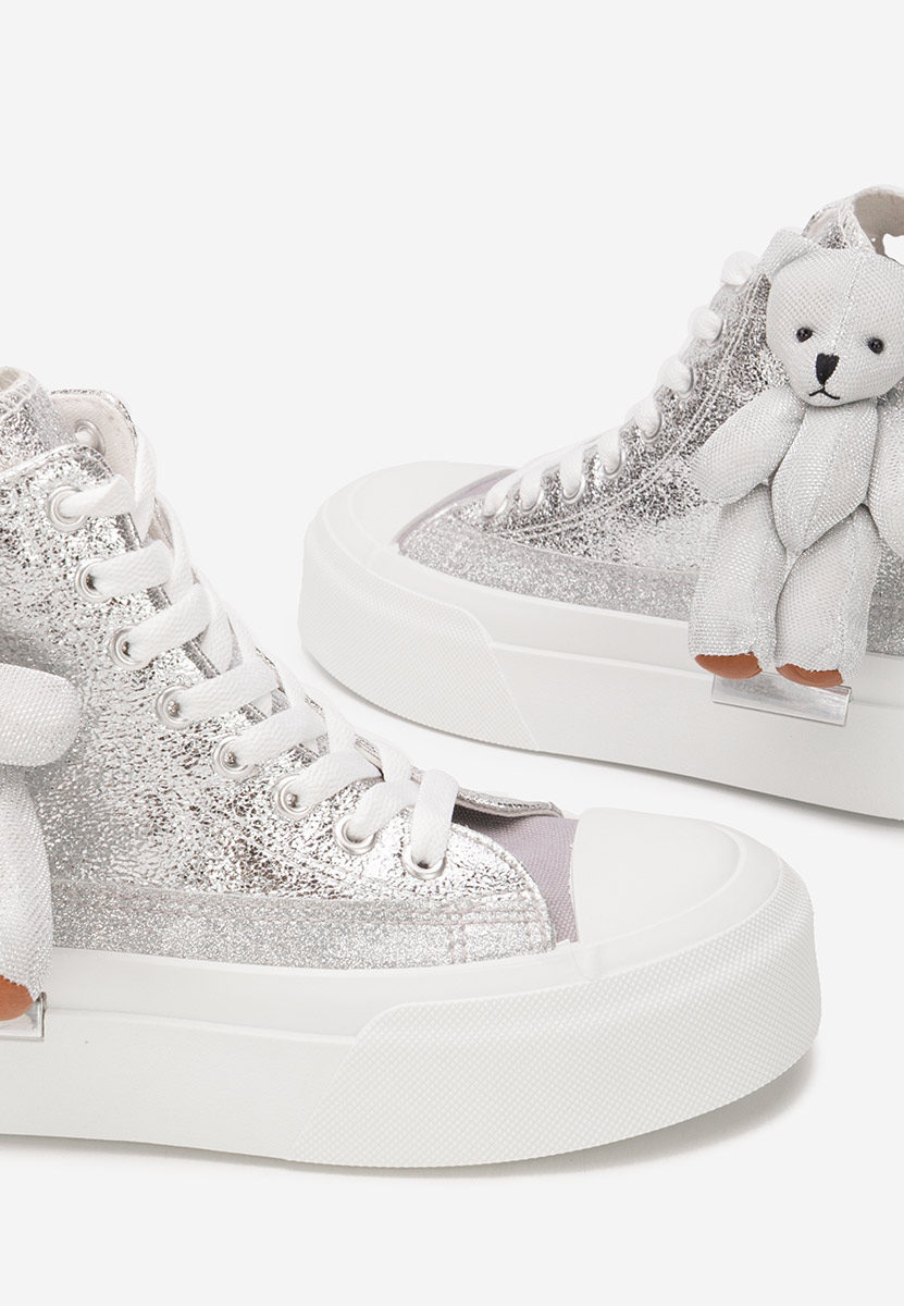 Scarpe da ginnastica High-Top Alisea argento