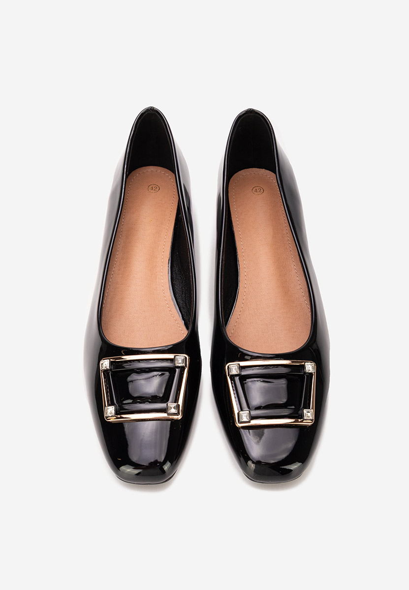 Décolleté tacco basso Huana nero