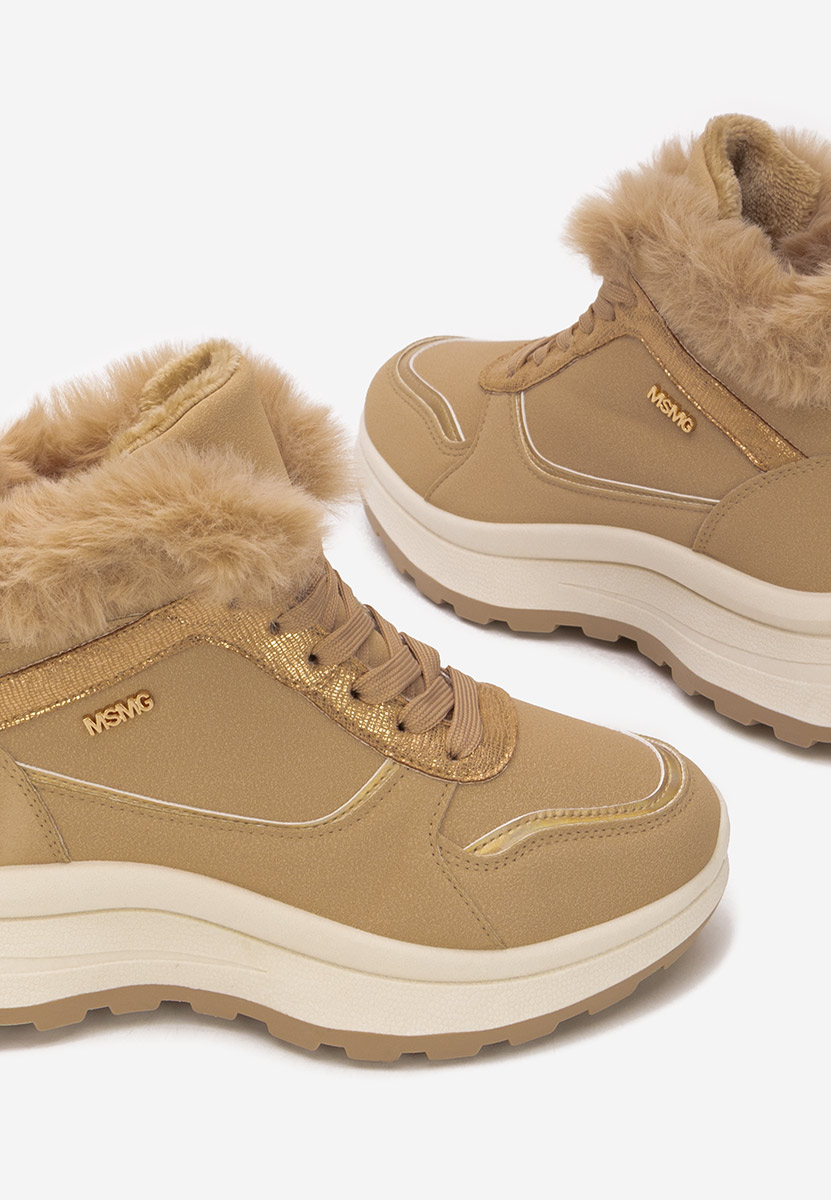 Sneakers donna invernali Toska cachi