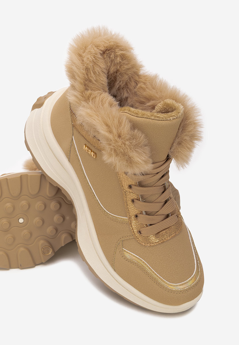 Sneakers donna invernali Toska cachi