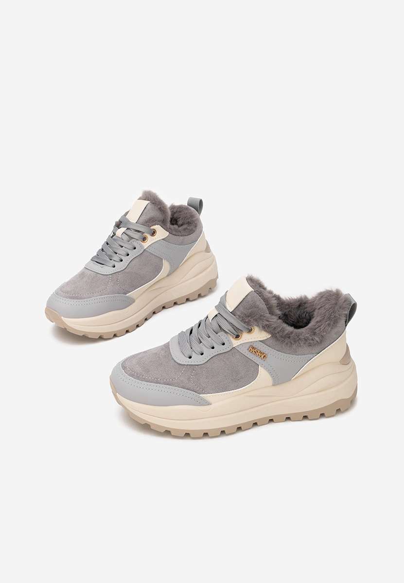 Sneakers con plateau Misay V2 azzurro