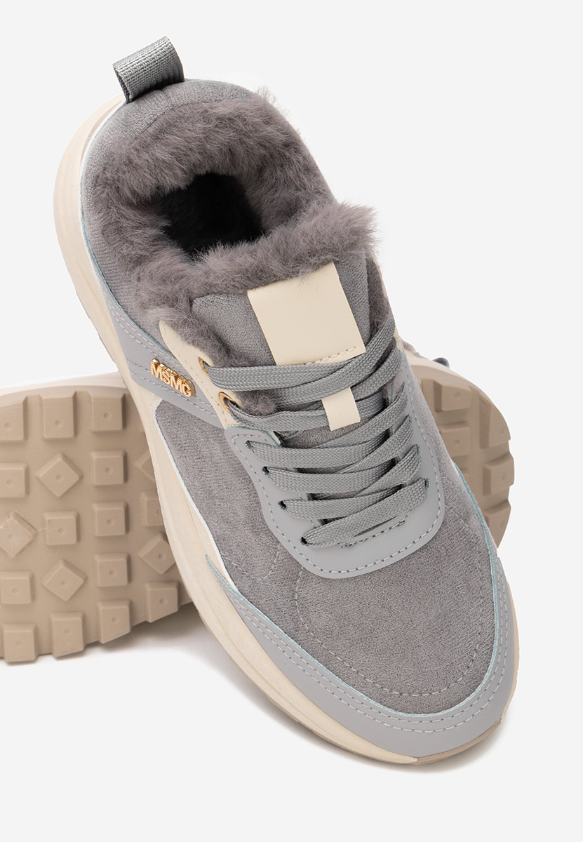Sneakers con plateau Misay V2 azzurro
