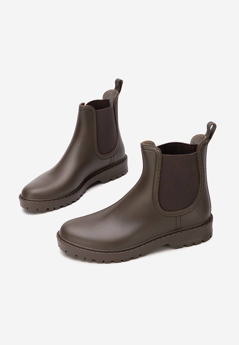 Stivaletti di gomma Palisora marrone