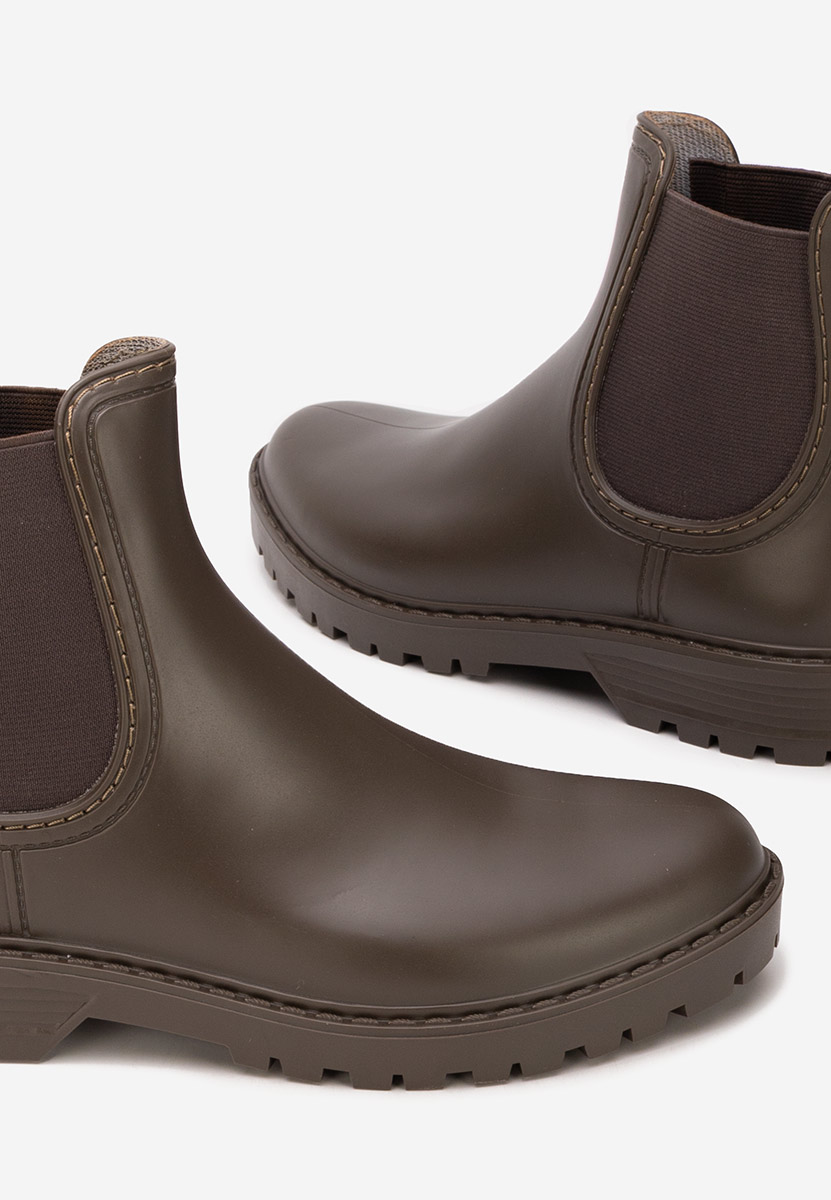 Stivaletti di gomma Palisora marrone