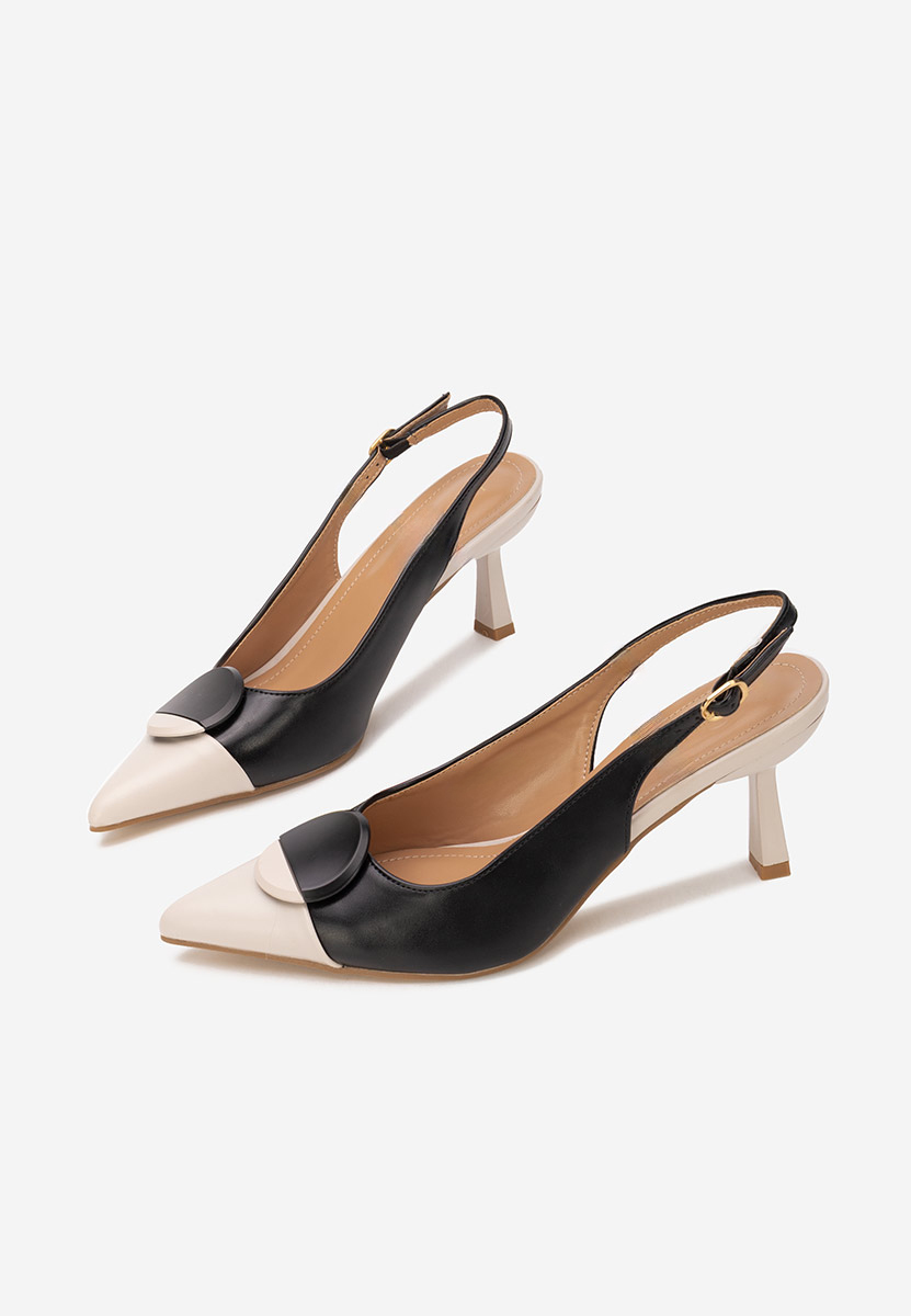 Décolleté Slingback Serenia nero