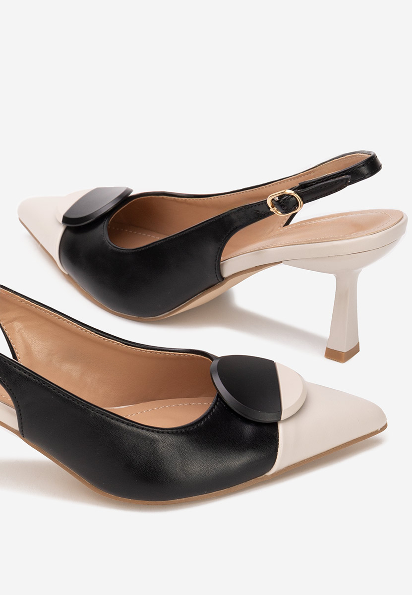 Décolleté Slingback Serenia nero