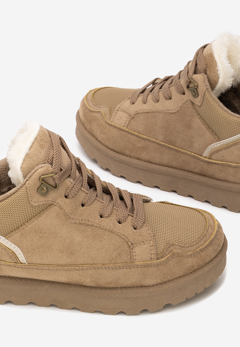 Sneakers donna invernali Adisia cachi