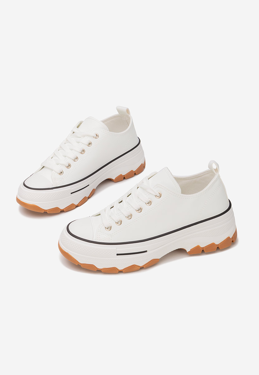 Scarpe da ginnastica con piattaforma Raviana V4 bianchi Scarpe da ginnastica con piattaforma Raviana V4 bianchi