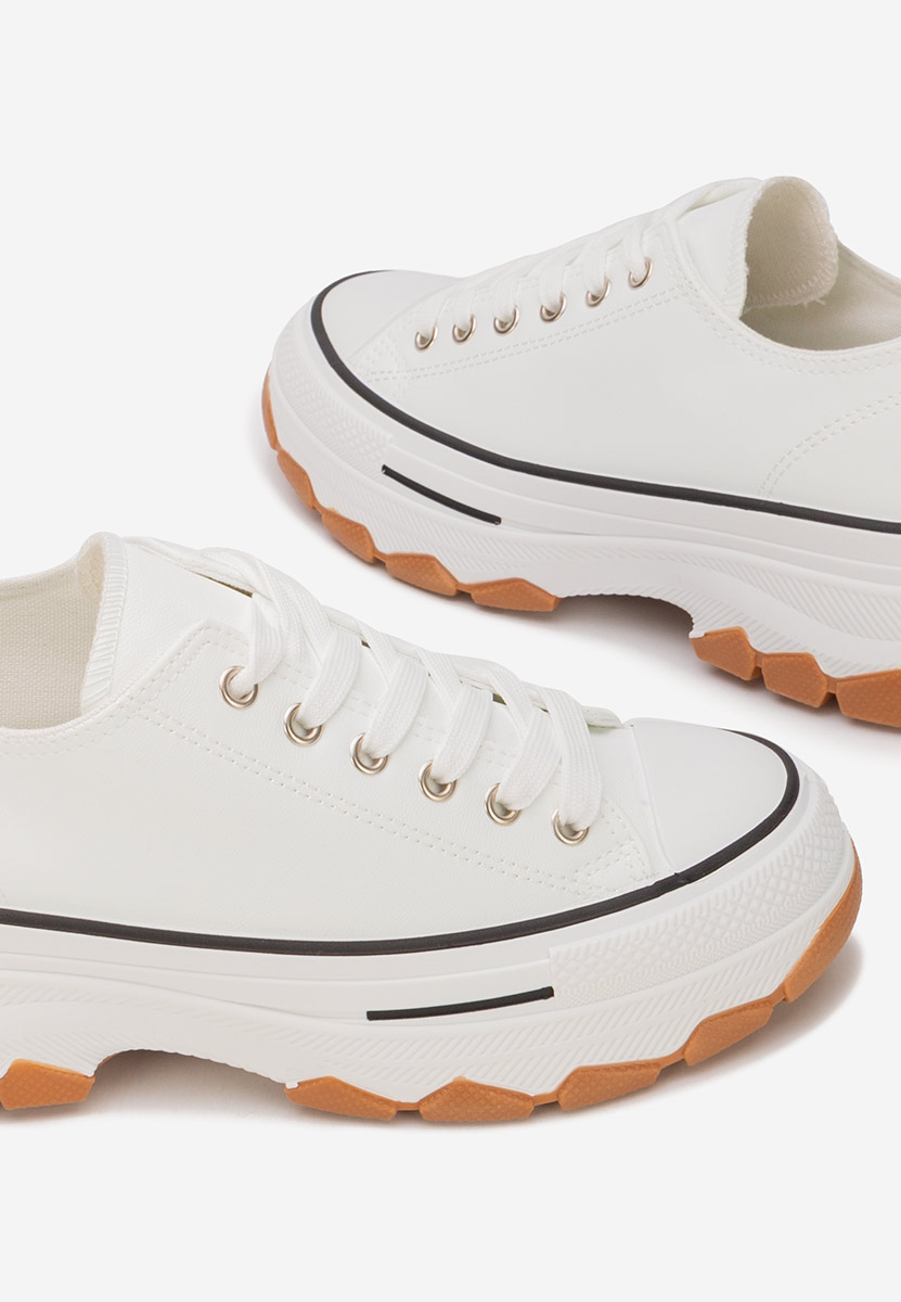 Scarpe da ginnastica con piattaforma Raviana V4 bianchi Scarpe da ginnastica con piattaforma Raviana V4 bianchi