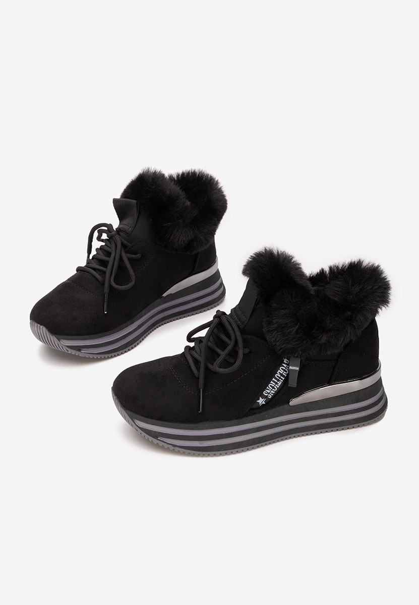 Sneakers donna invernali Axira nero