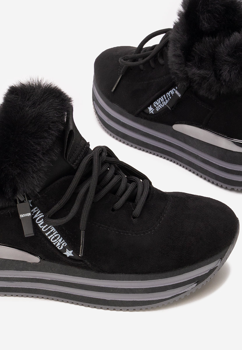Sneakers donna invernali Axira nero