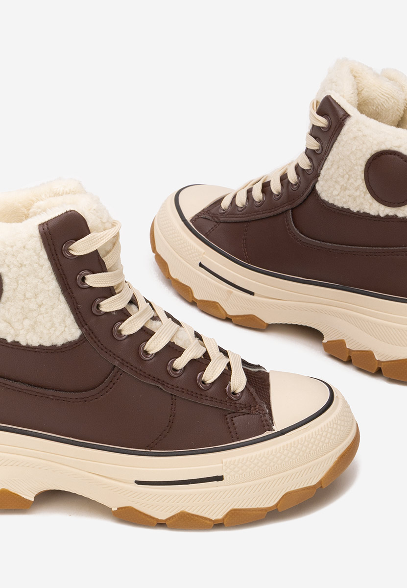 Scarpe da ginnastica High-Top Oziana marrone Scarpe da ginnastica High-Top Oziana marrone