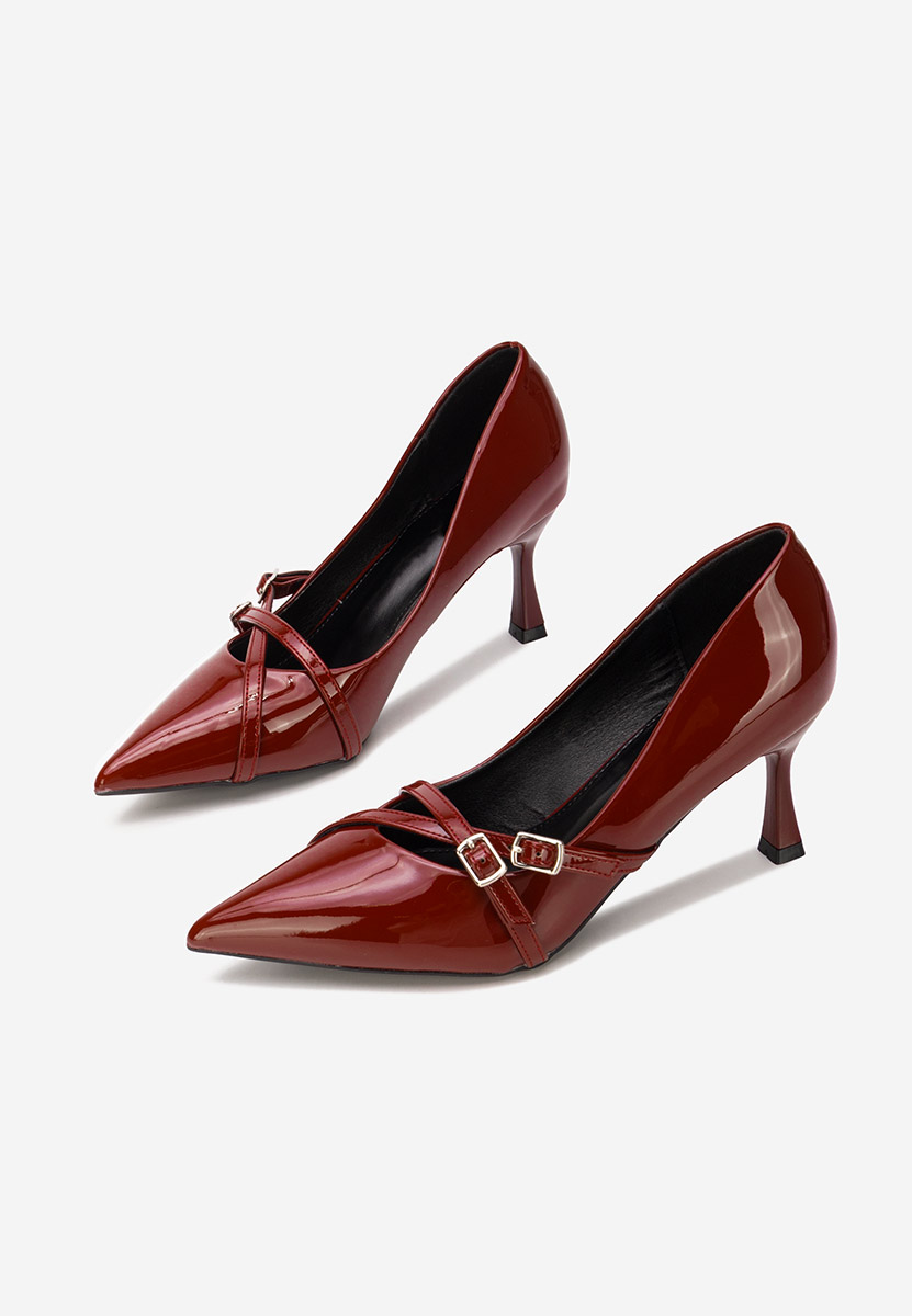 Décolleté tacco a spillo Neena rosso