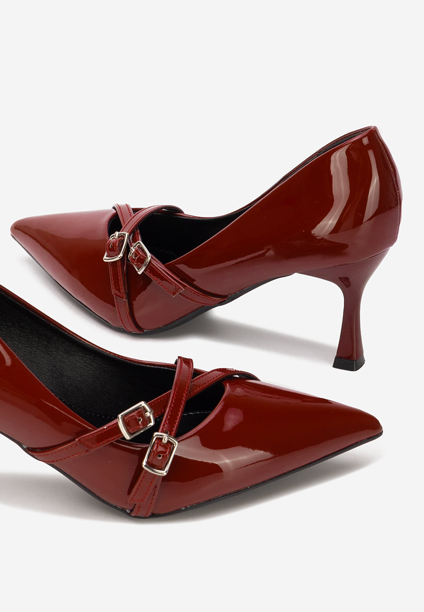 Décolleté tacco a spillo Neena rosso