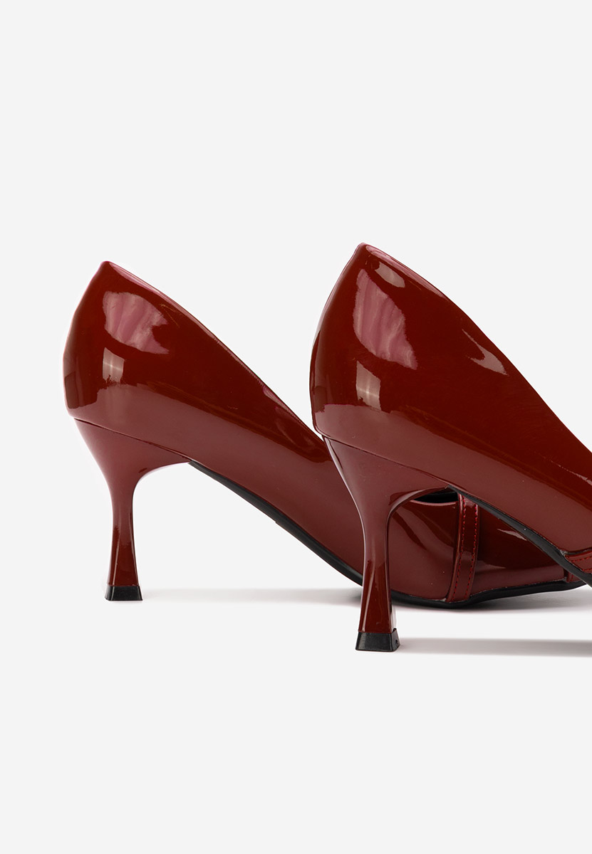 Décolleté tacco a spillo Neena rosso