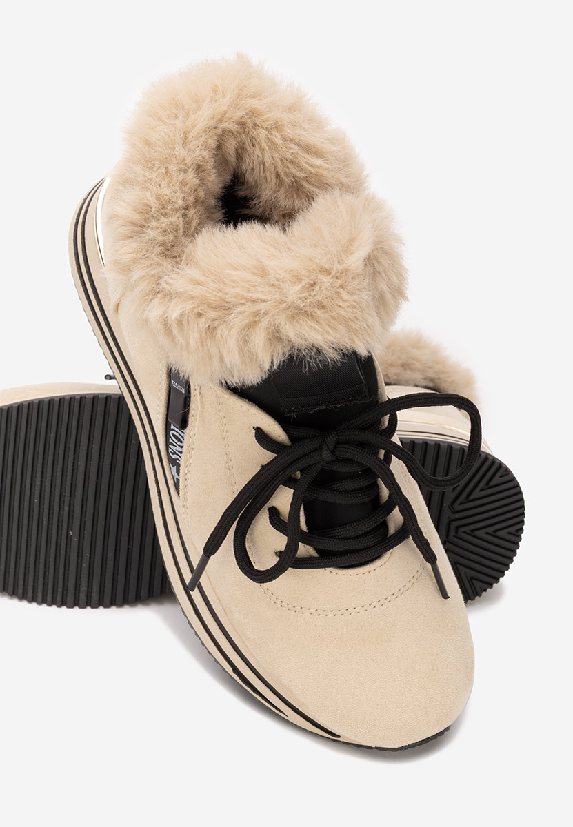 Sneakers donna invernali Axira beige