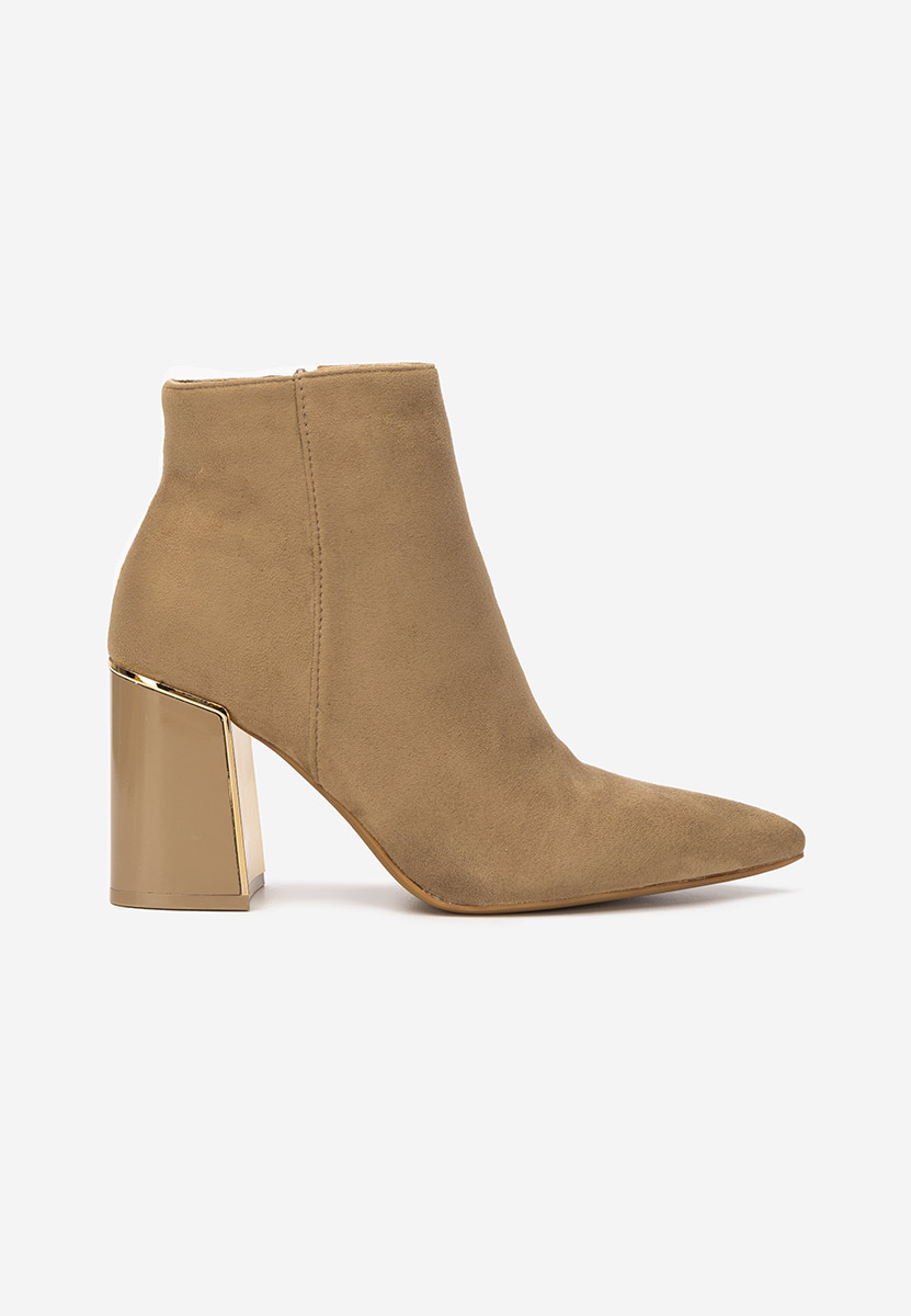 Tronchetti con tacco largo Nolira cachi