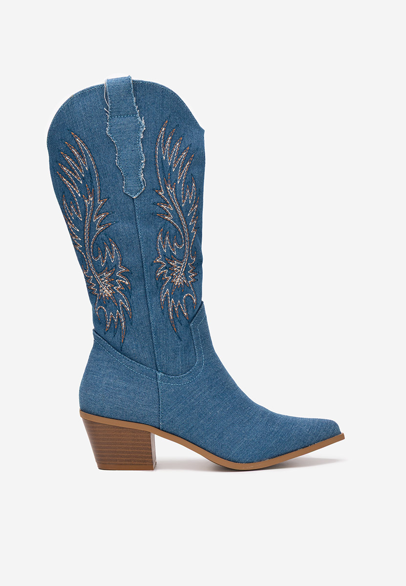 Stivali texani donna Tivaria denim Stivali texani donna Tivaria denim