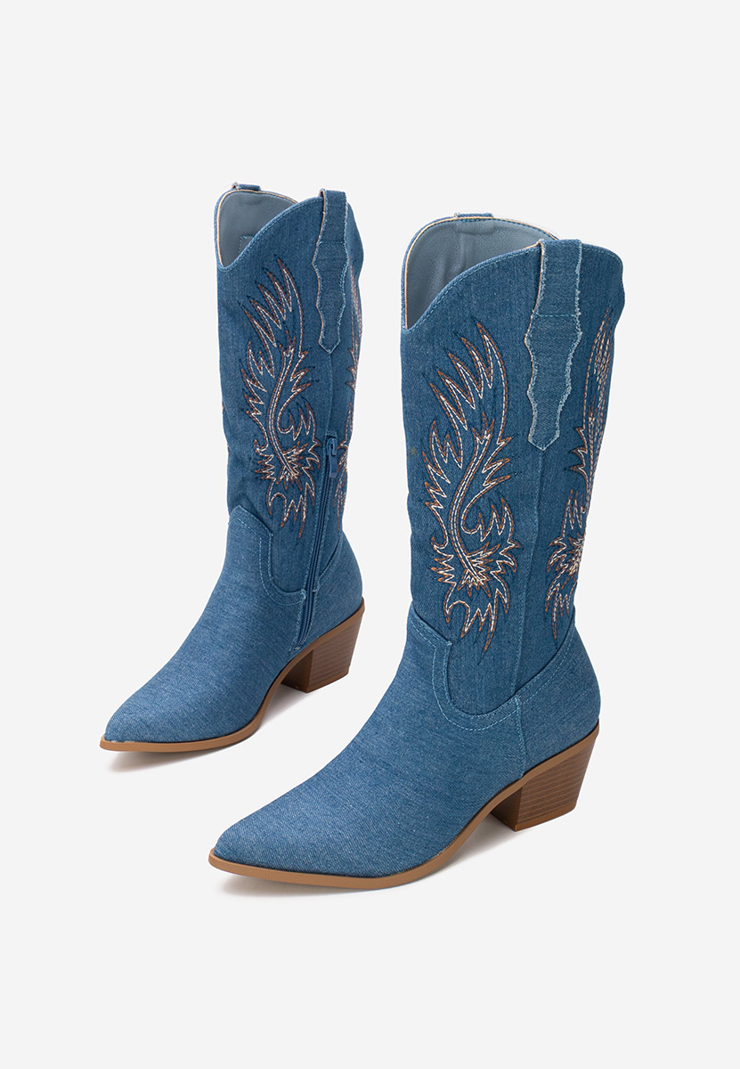 Stivali texani donna Tivaria denim Stivali texani donna Tivaria denim
