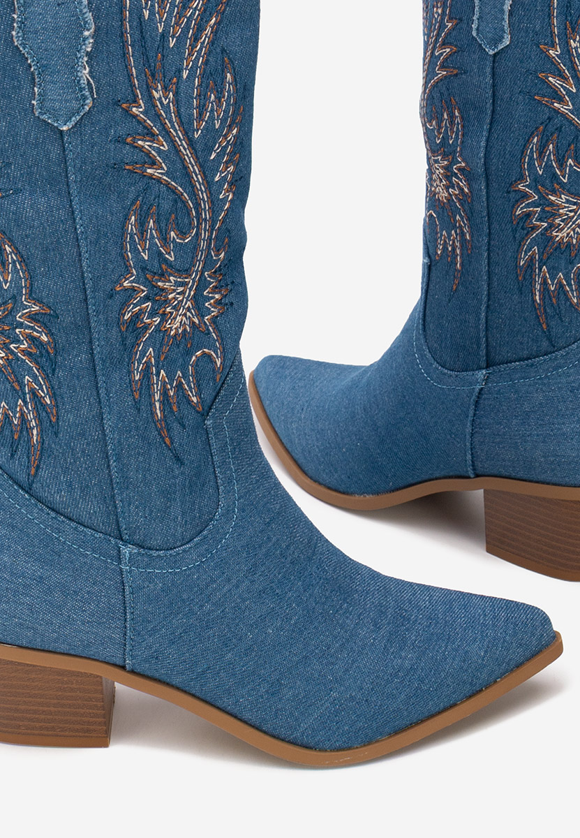 Stivali texani donna Tivaria denim Stivali texani donna Tivaria denim
