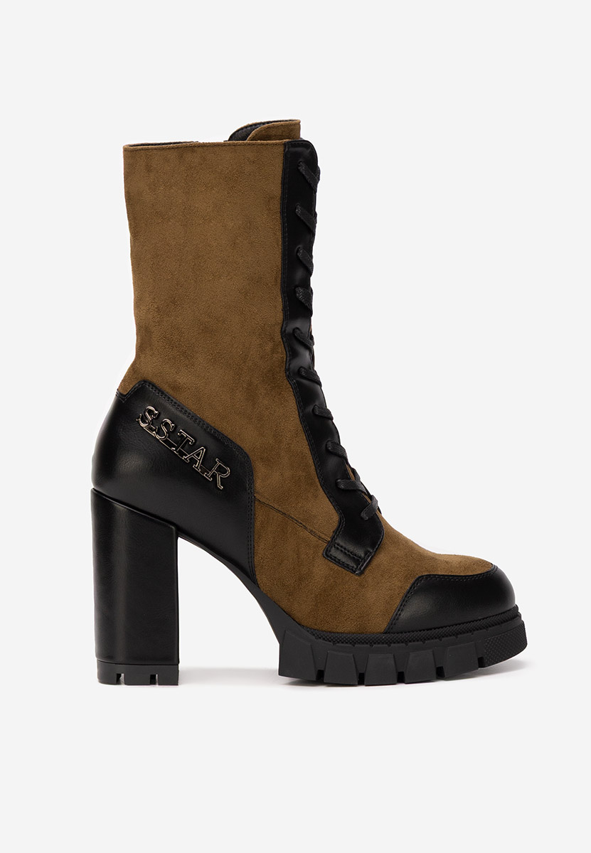 Tronchetti con tacco largo Anahi V2 marrone