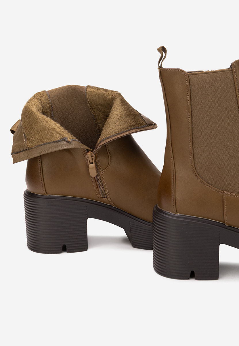 Stivaletto chelsea donna Zirena cachi