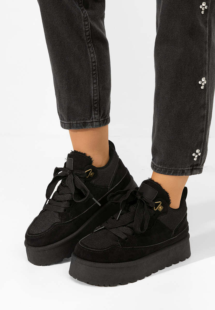 Sneakers con plateau Isariel nero