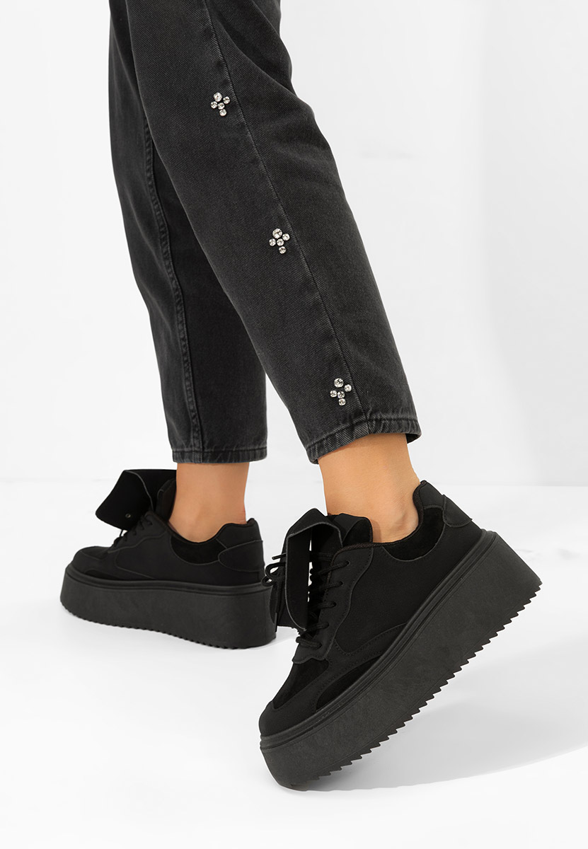 Sneakers con plateau Oliveia nero