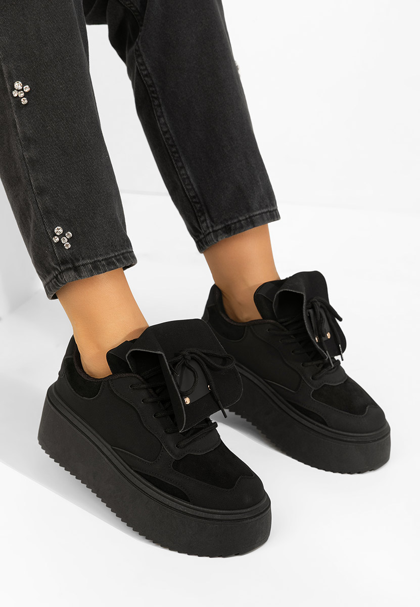 Sneakers con plateau Oliveia nero