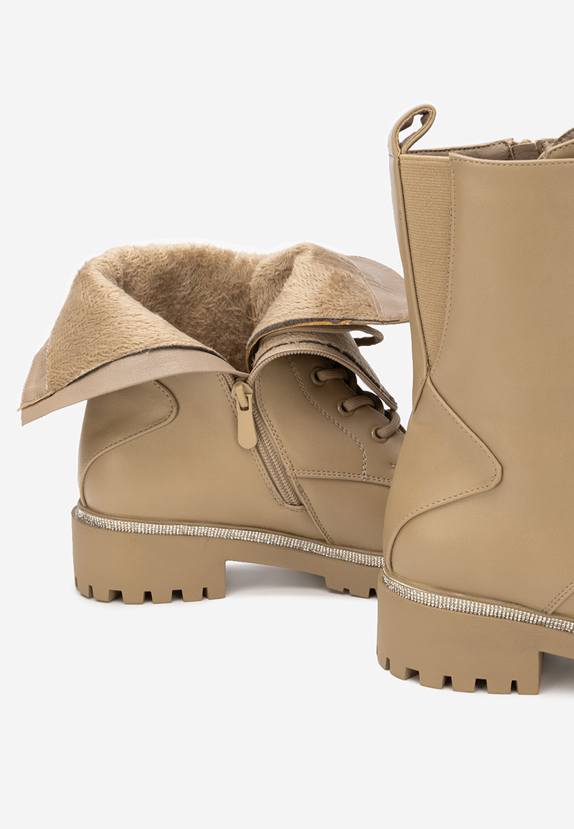 Anfibi donna Savencia cachi