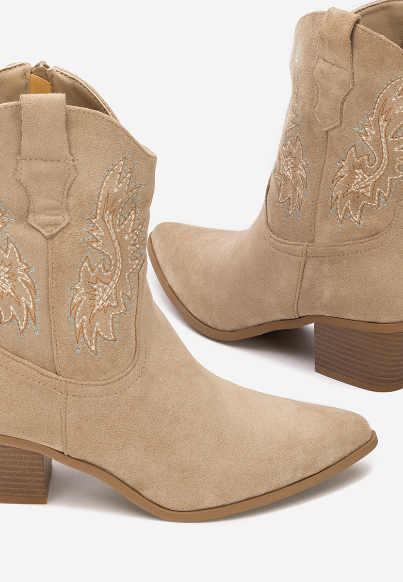 Stivaletti texani donna Kerry cachi